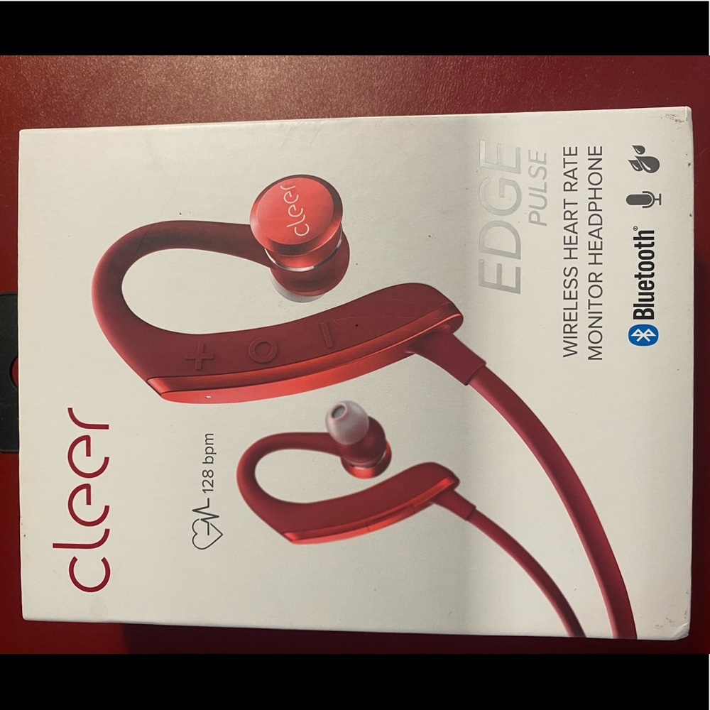 Cleer Edge Pluse Bluetooth Earbuds/ HR Monitor
